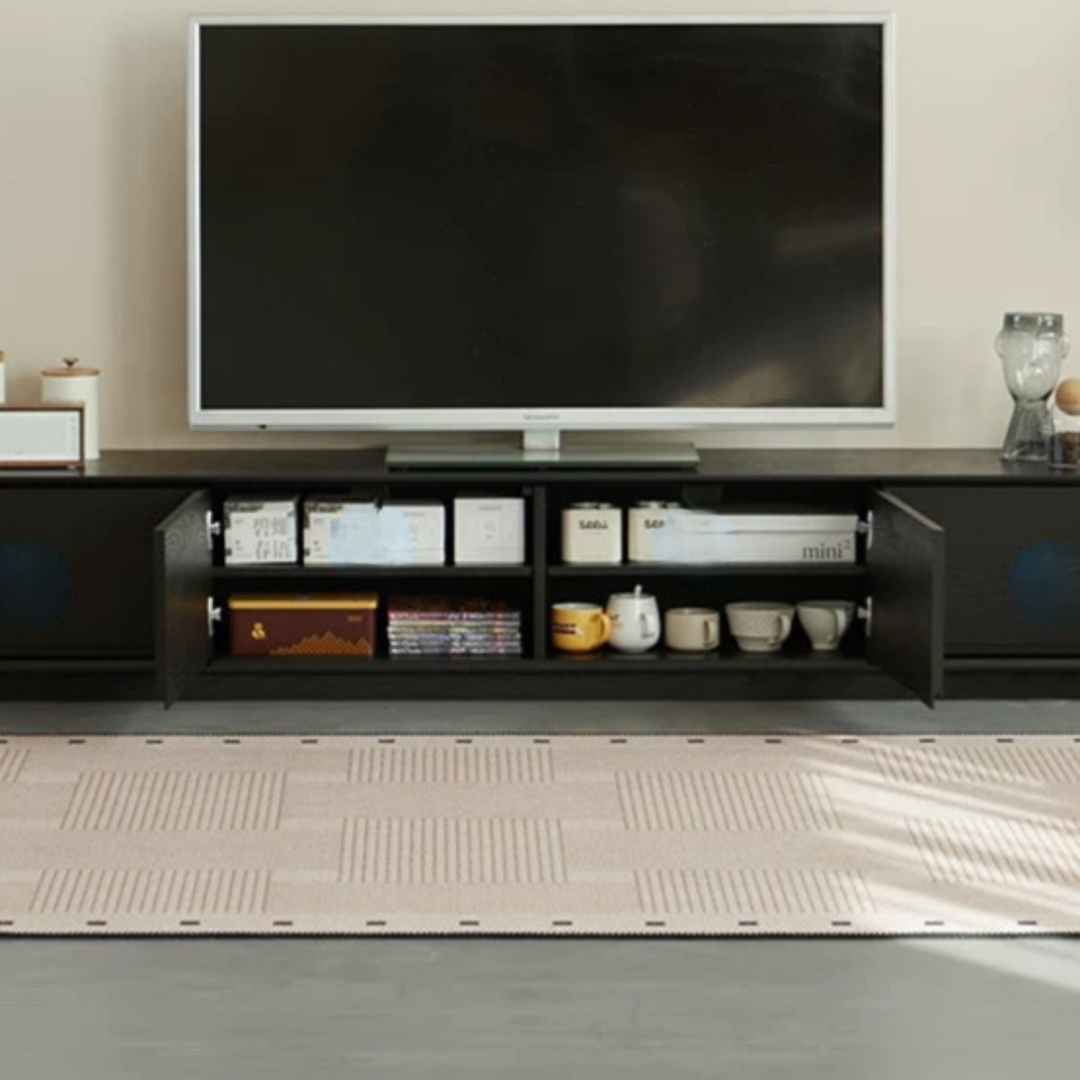 NOCTARA Modern Solid Wood TV Console