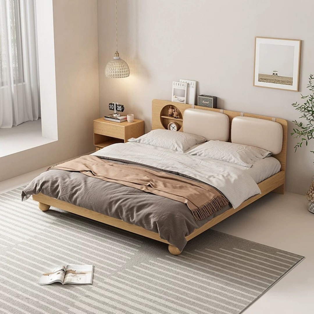ELSEN Japandi Solid Wood Bedframe