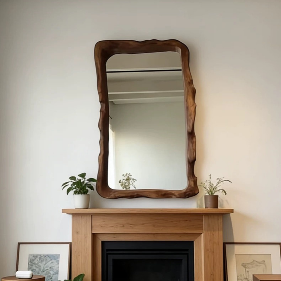 AEROVELUNE Rustic Full Length Mirror