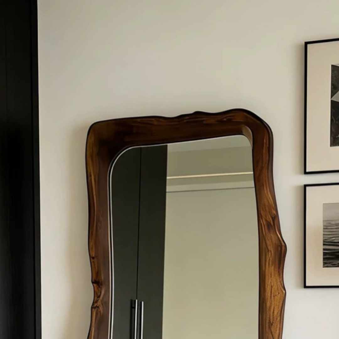 AEROVELUNE Rustic Full Length Mirror