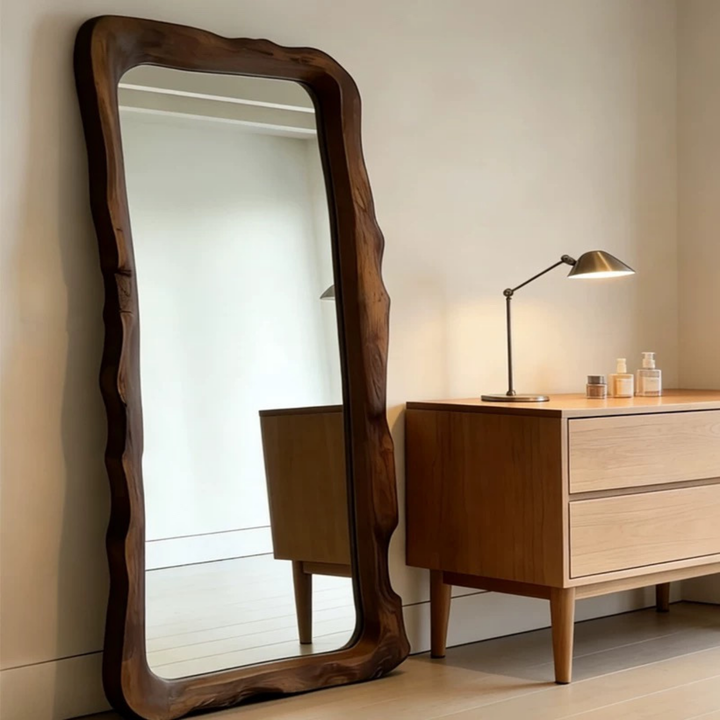 AEROVELUNE Rustic Full Length Mirror