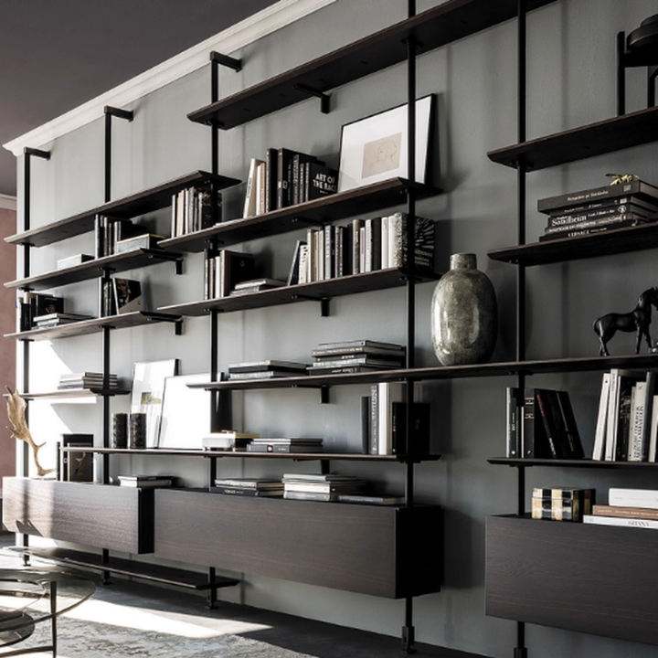 KELAN Modern Industrial Bookshelf