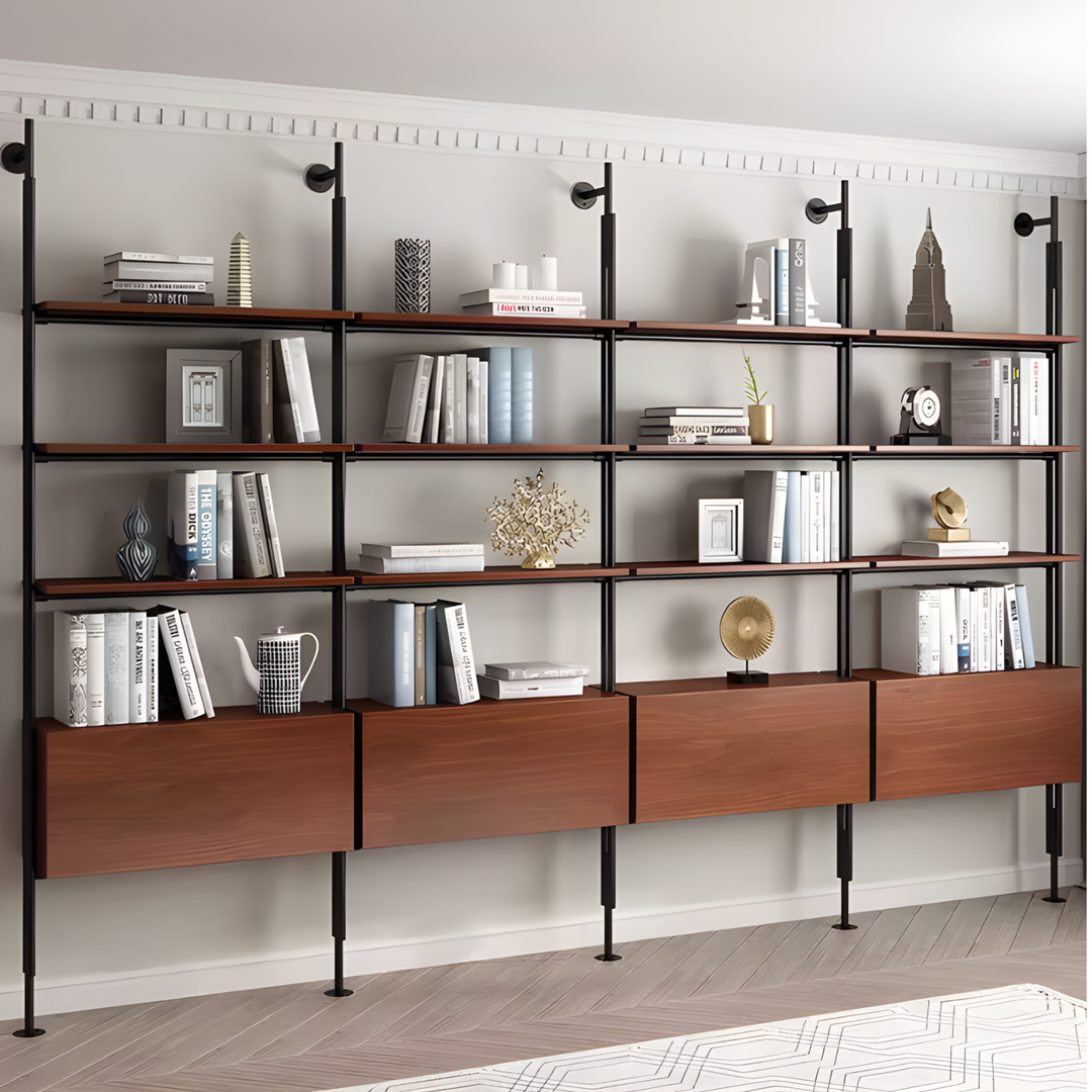 TAVERN Rustic Industrial Bookshelf