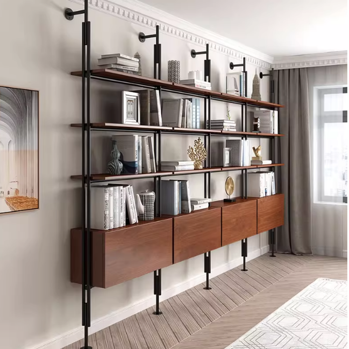 TAVERN Rustic Industrial Bookshelf