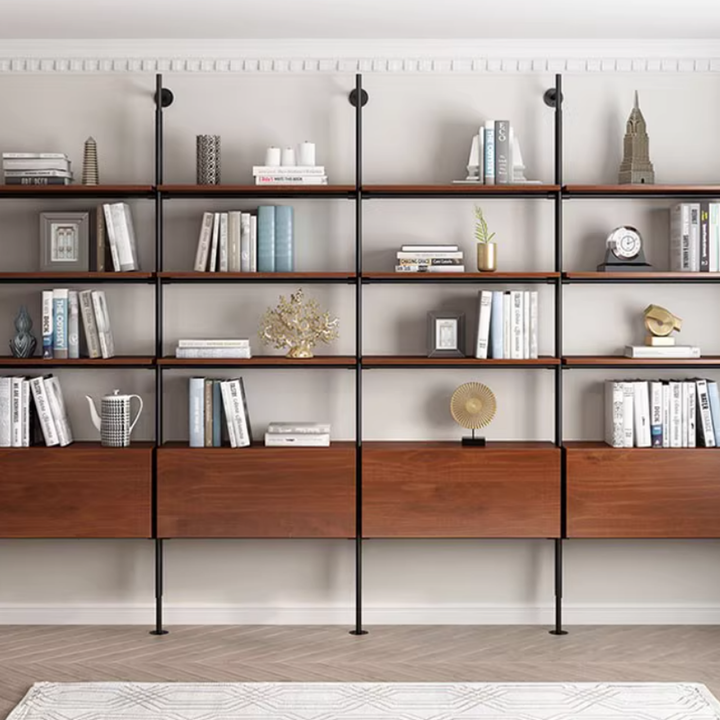 TAVERN Rustic Industrial Bookshelf