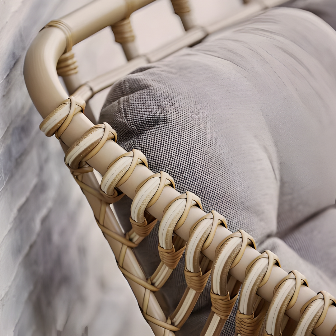 ZORVANIQ Modern Outdoor Rattan Sofa