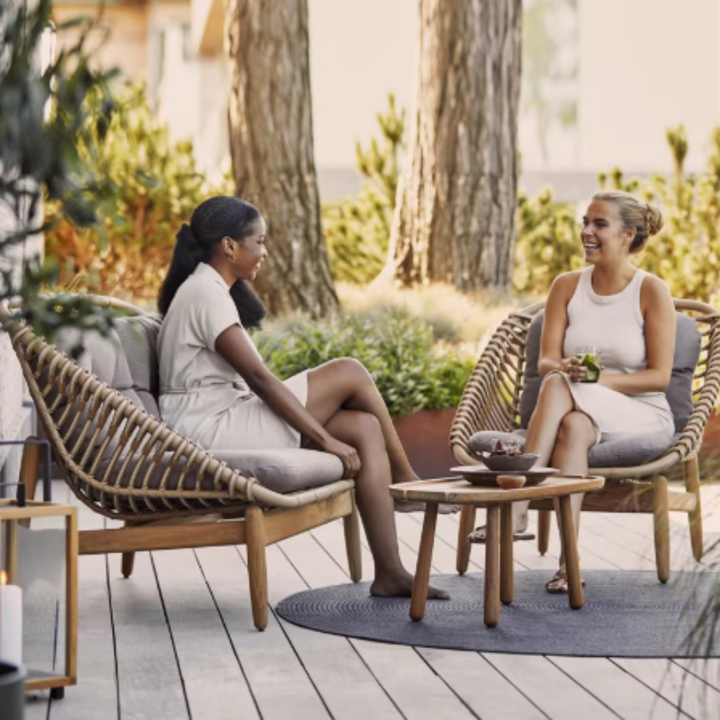 ZORVANIQ Modern Outdoor Rattan Sofa