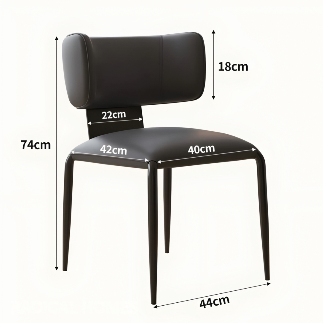 DARIEN Modern Scratch Proof Leather Dining Chair - Cassa Haus Singapore