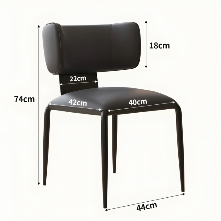 DARIEN Modern Scratch Proof Leather Dining Chair - Cassa Haus Singapore