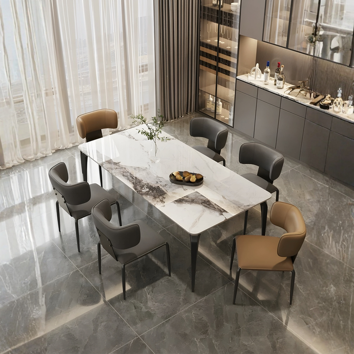 DARIEN Modern Scratch Proof Leather Dining Chair - Cassa Haus Singapore