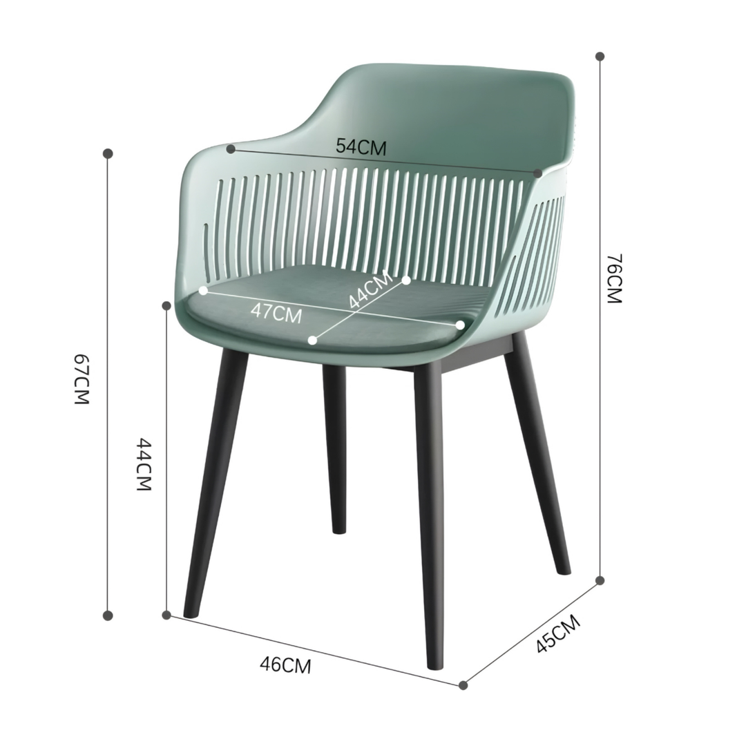 CASSANDRA Modern Plastic Dining Chair