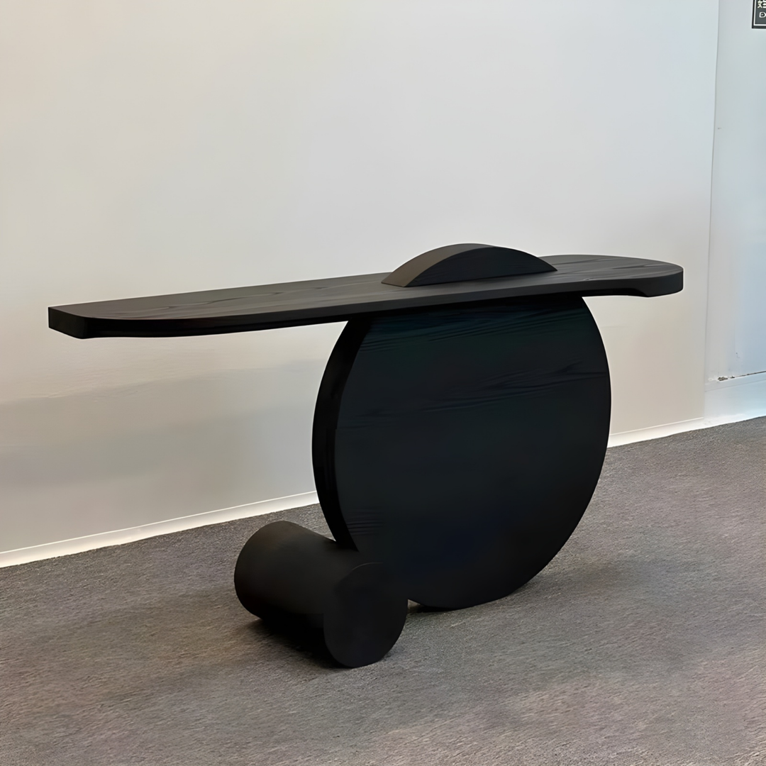 GEOREN Modern Solid Wood Console Table