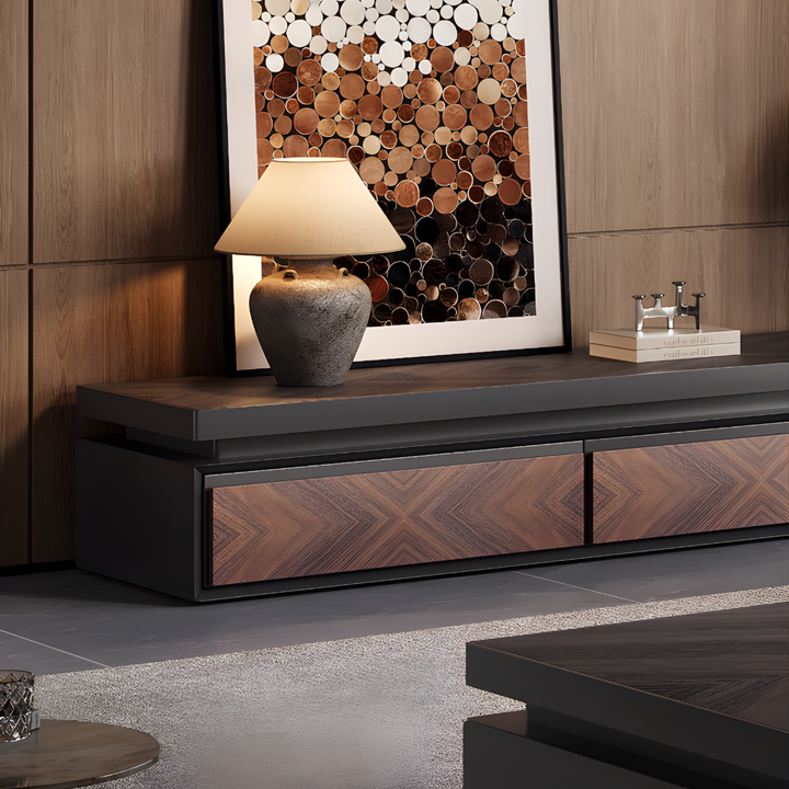 SOLENZA Modern TV Console and Coffee Table Set