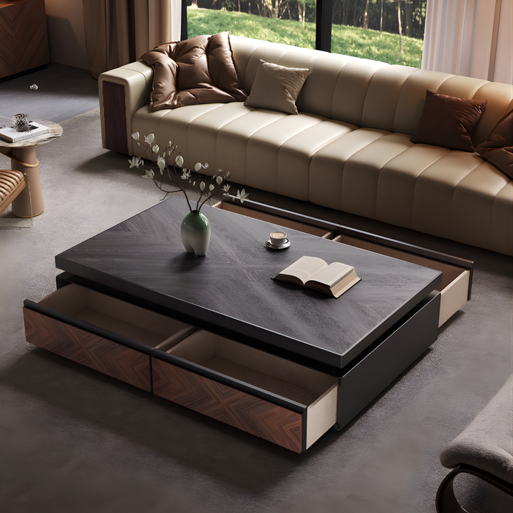 SOLENZA Modern TV Console and Coffee Table Set