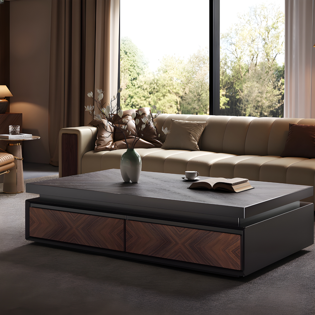 SOLENZA Modern TV Console and Coffee Table Set