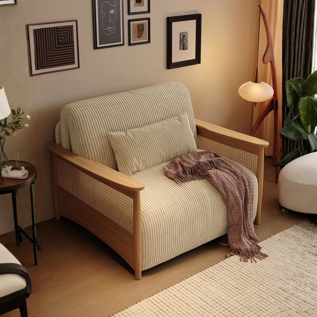 CEDARWYN Rattan Electric Recliner Sofa Bed