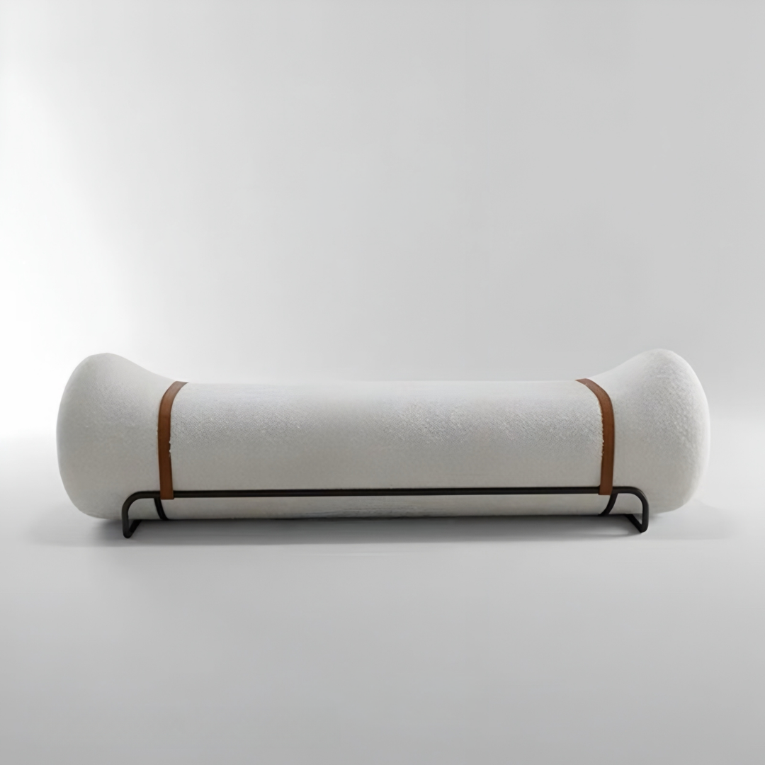 AVIRO Modern Boucle Bench
