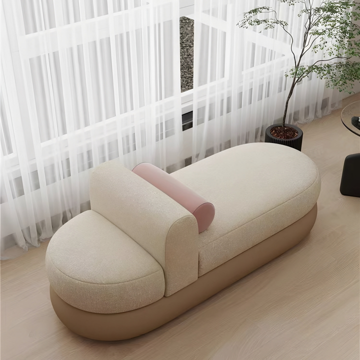 QIRO Modern Chaise Bench