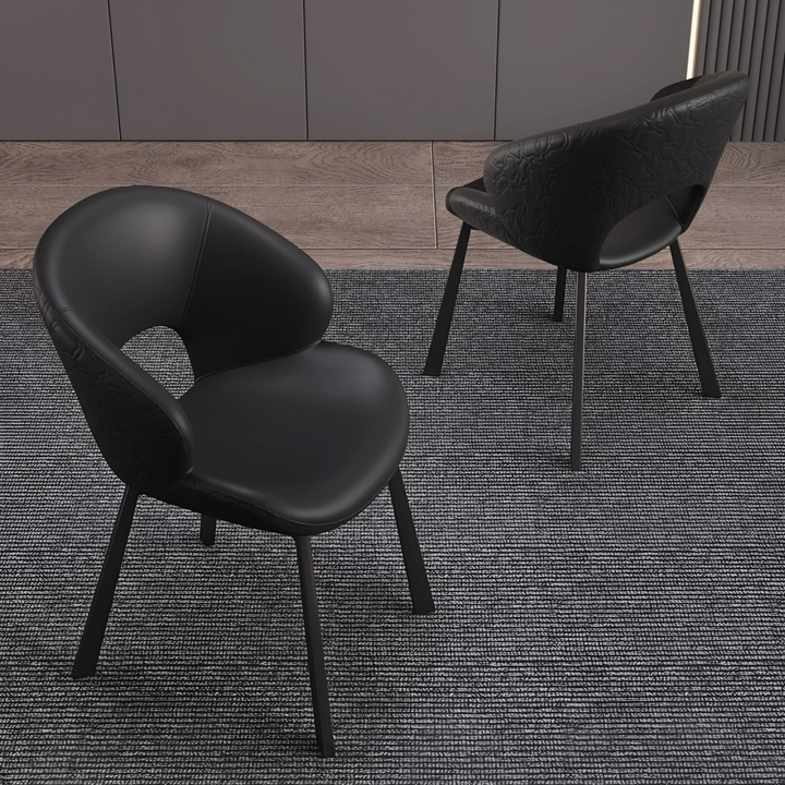 CALVION Modern Scratch Proof Leather Dining Chair - Cassa Haus Singapore