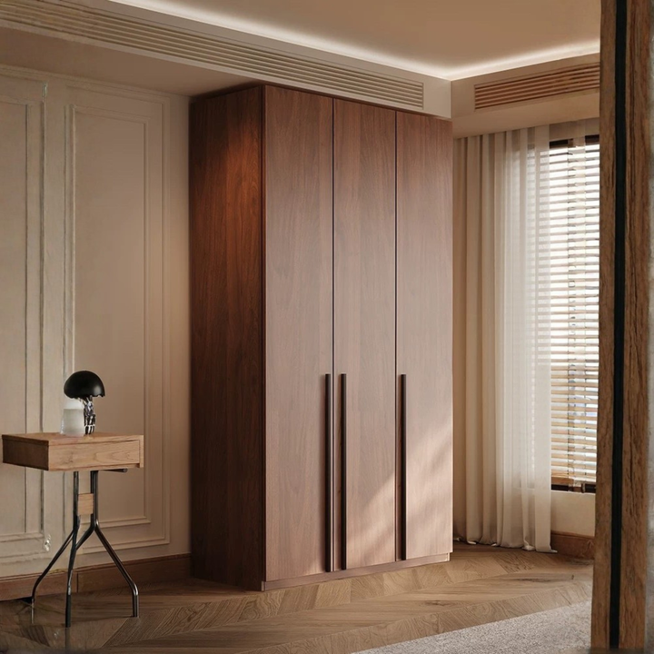 SEVRIC Modern Walnut Wardrobe