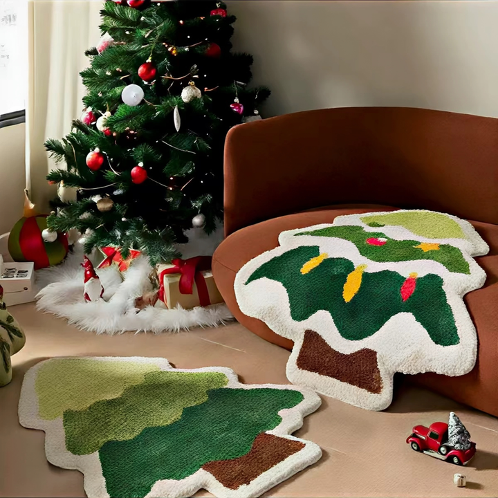 PINEHARE Christmas Tree Rug