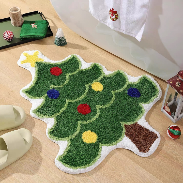 PINEHARE Christmas Tree Rug