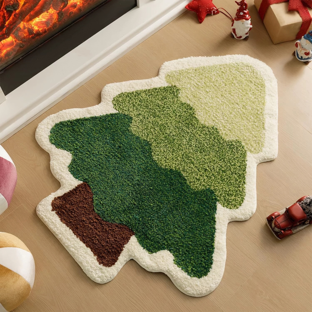 PINEHARE Christmas Tree Rug