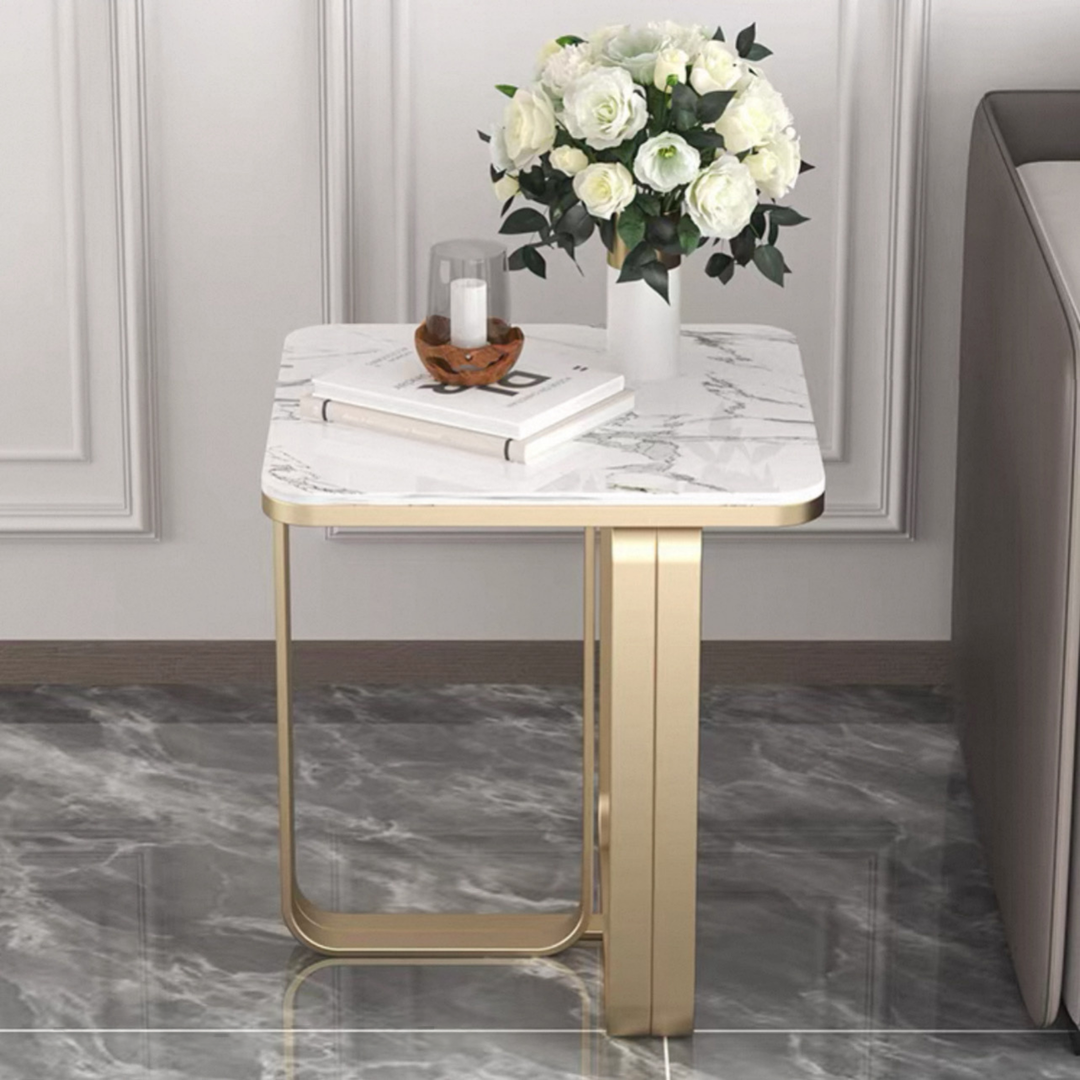 AUVEN Modern Sintered Stone Side Table