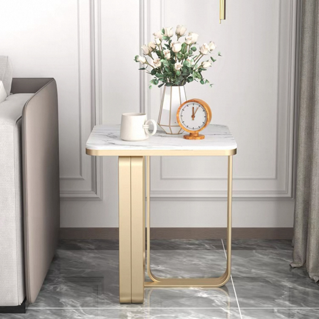AUVEN Modern Sintered Stone Side Table