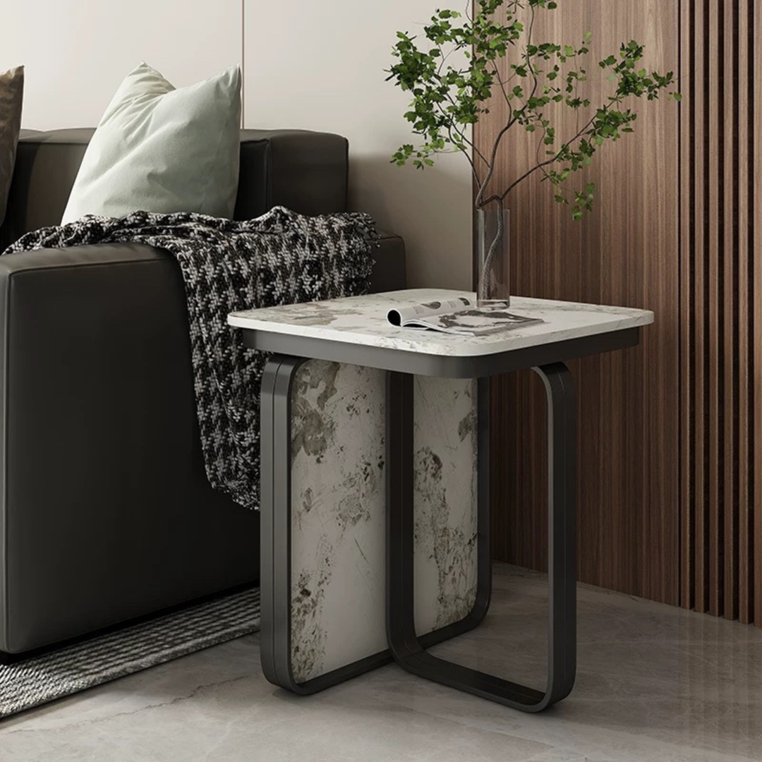 AUVEN Modern Sintered Stone Side Table