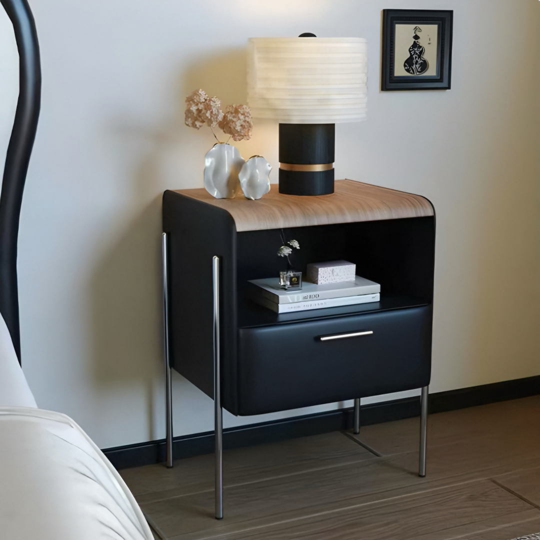 OLYRA Modern Bedside Table