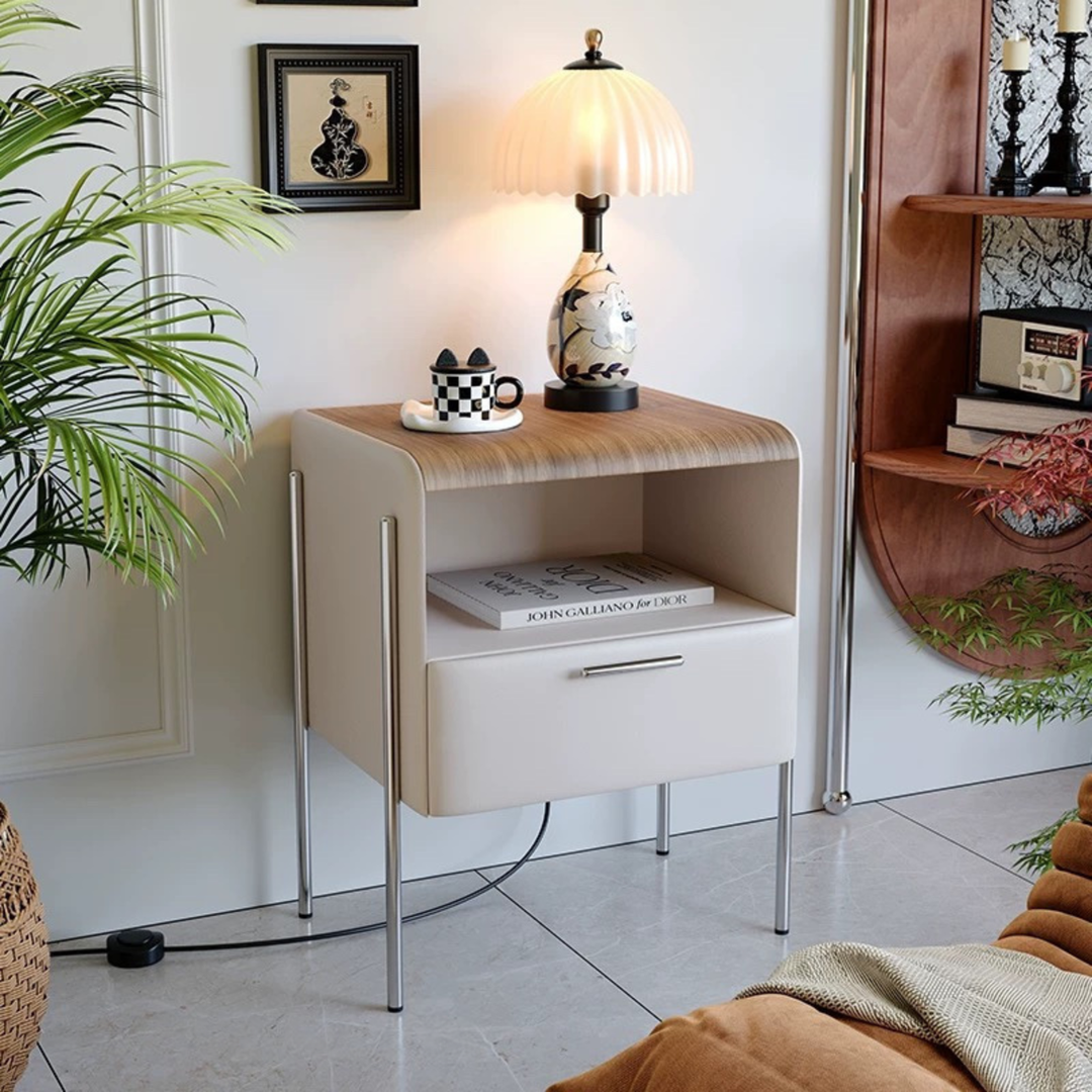 OLYRA Modern Bedside Table
