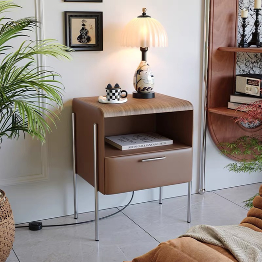 OLYRA Modern Bedside Table - Cassa Haus Singapore