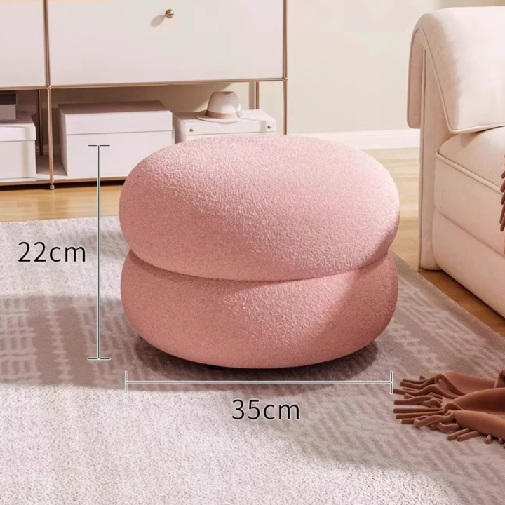 COVE Modern Boucle Vanity Stool