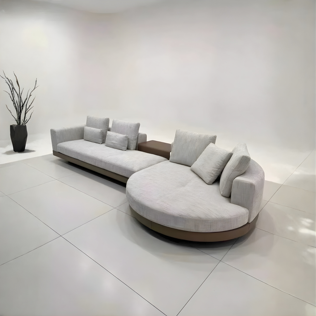 WYNFORD Modern Curved Designer Sofa