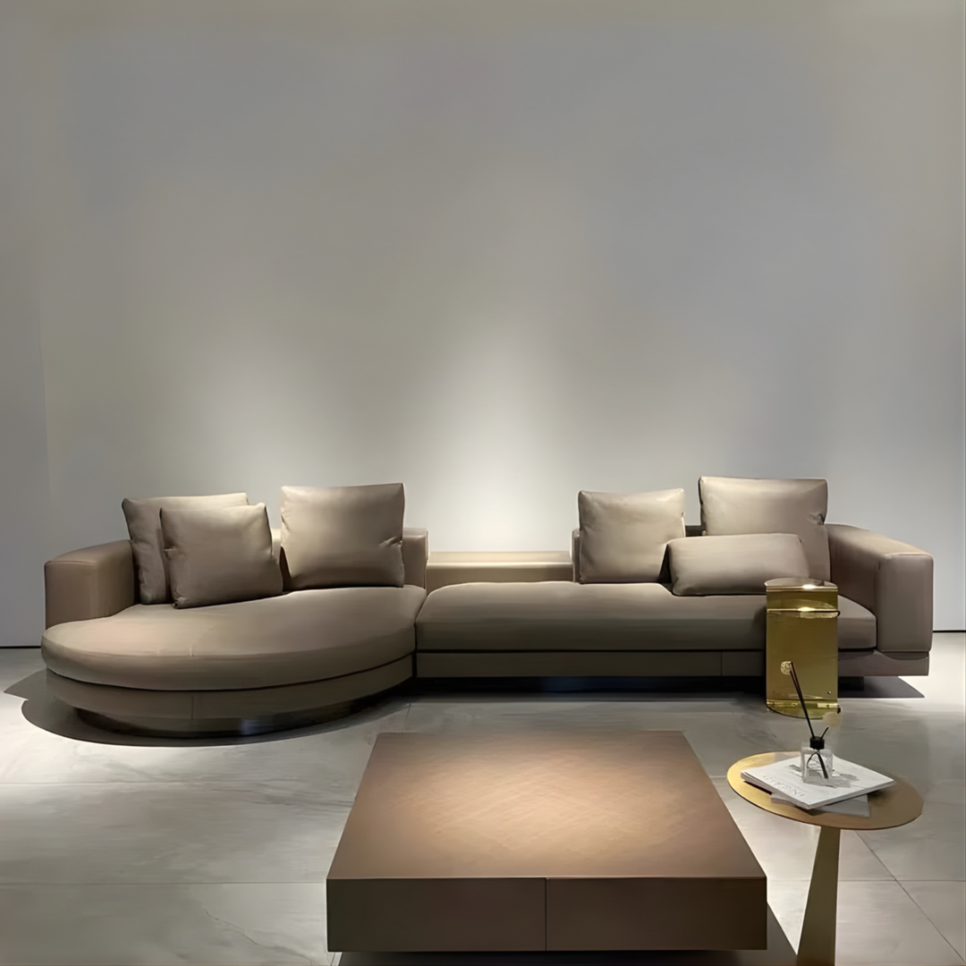 WYNFORD Modern Curved Designer Sofa