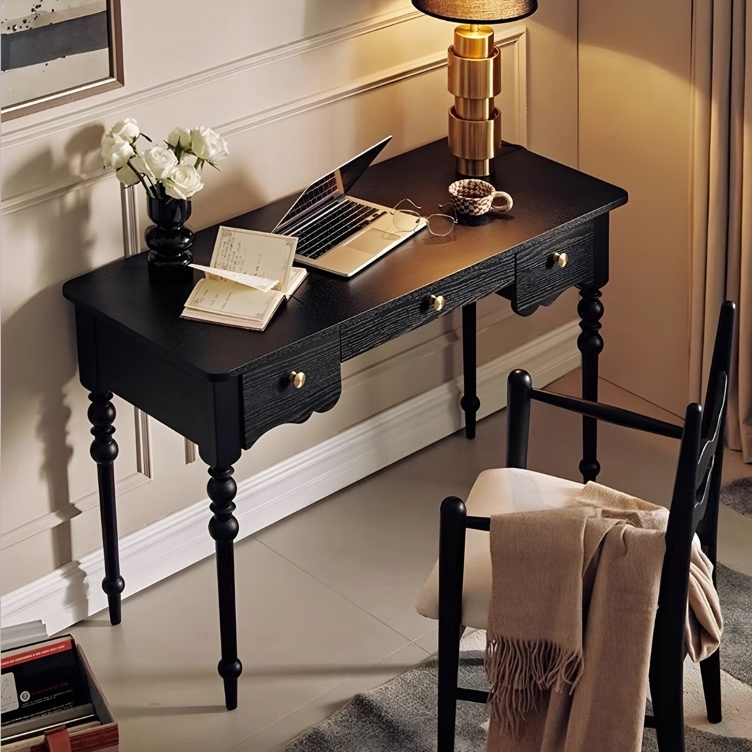 GATSBY Rustic Solid Wood Study Desk