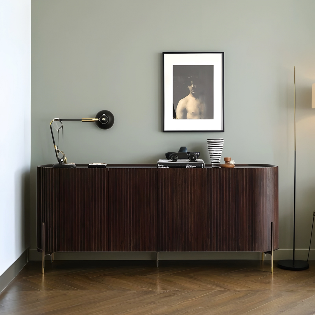 NORDENZA Rustic Solid Wood Sideboard