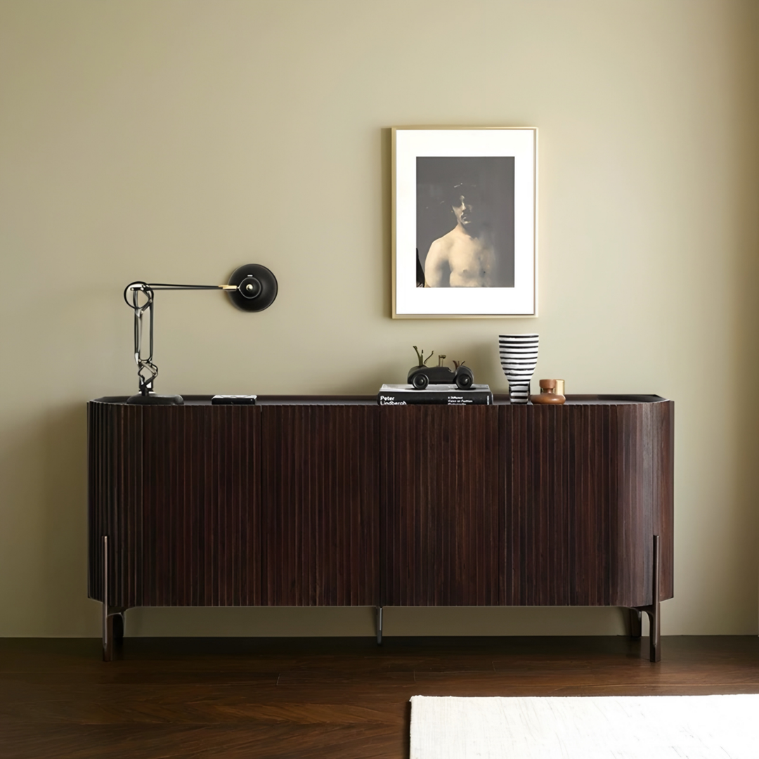 NORDENZA Rustic Solid Wood Sideboard