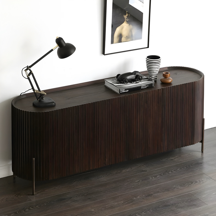 NORDENZA Rustic Solid Wood Sideboard
