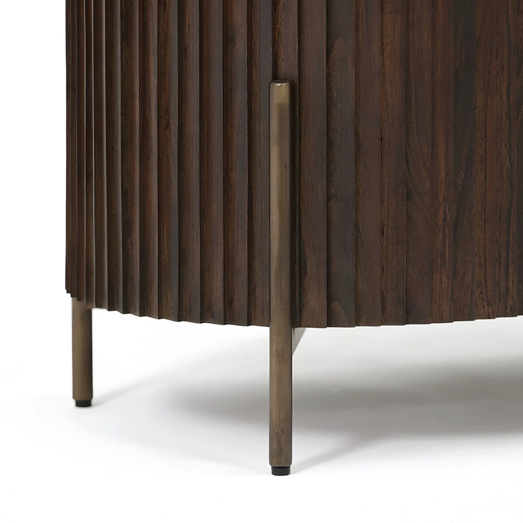 NORDENZA Rustic Solid Wood Sideboard