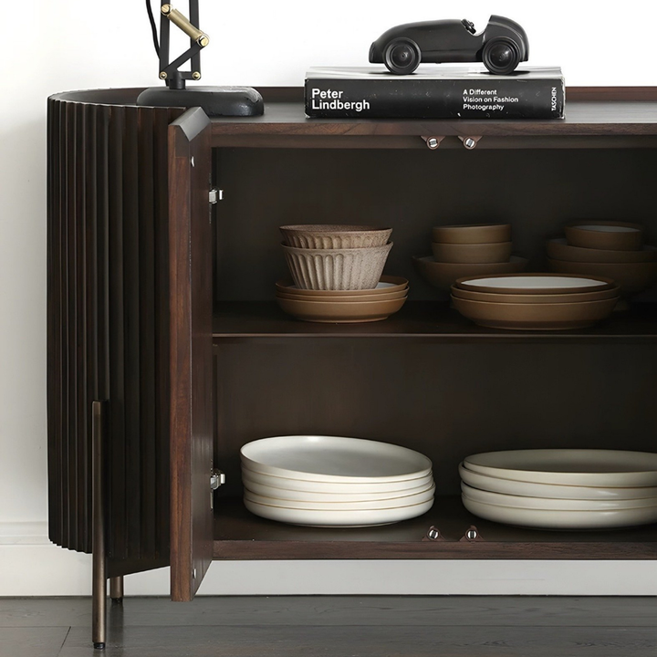 NORDENZA Rustic Solid Wood Sideboard