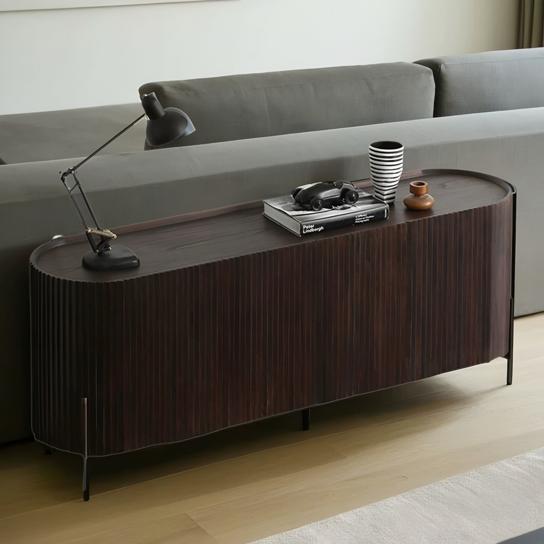 NORDENZA Rustic Solid Wood Sideboard