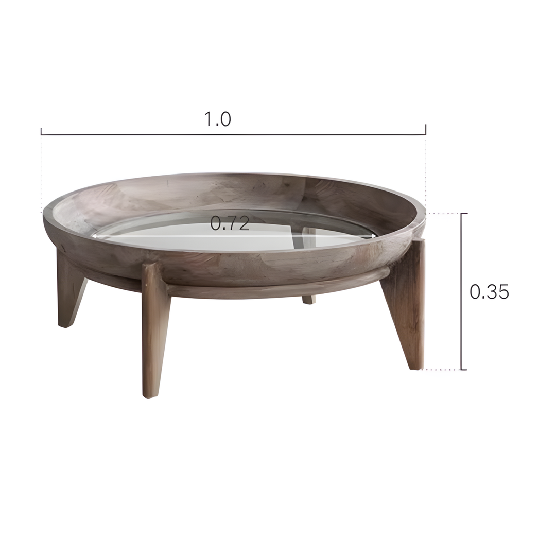 ARDEN Modern Glass Coffee Table