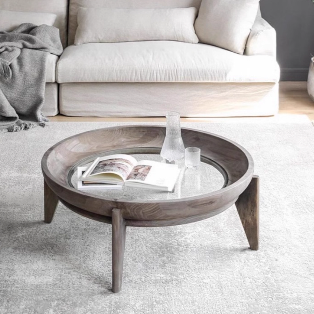 ARDEN Modern Glass Coffee Table