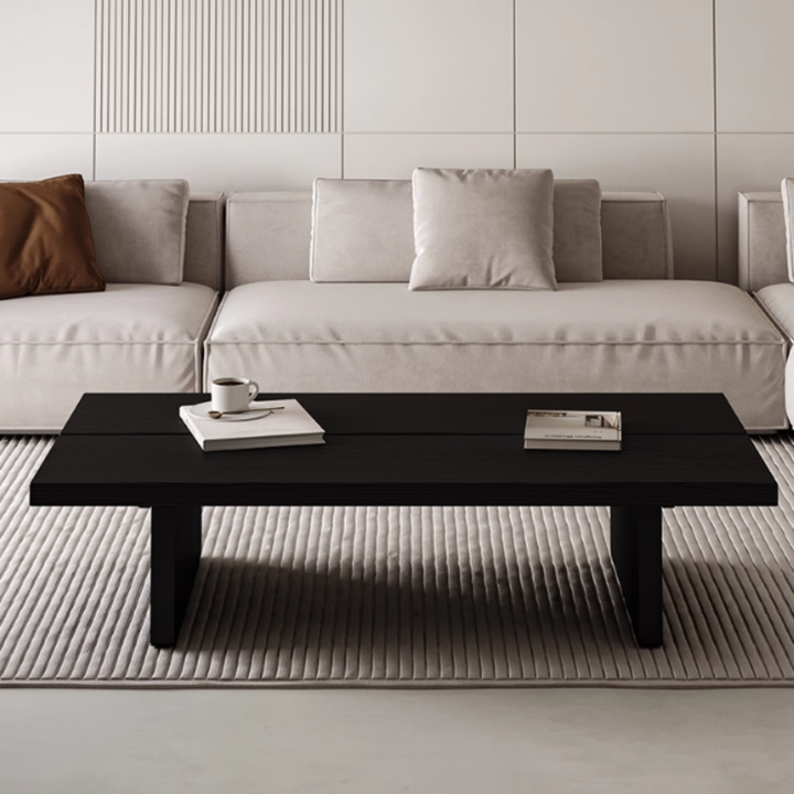XAVIAR Modern Solid Wood Coffee Table