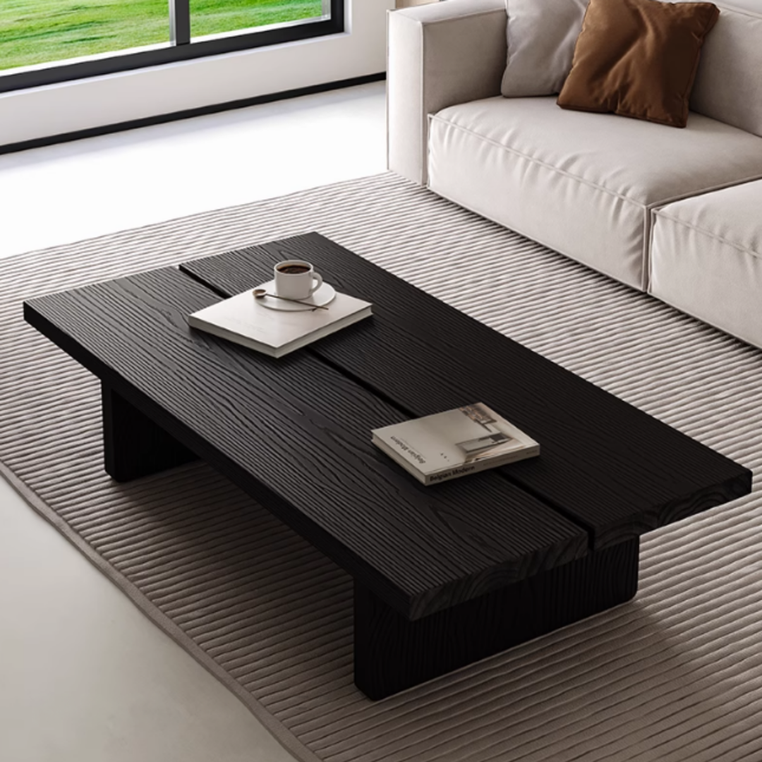 XAVIAR Modern Solid Wood Coffee Table