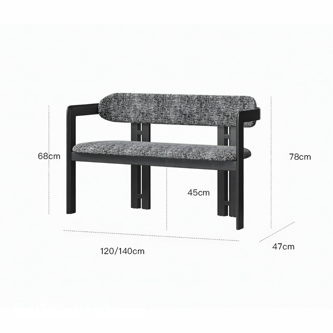ALVANO Modern Solid Wood Bench