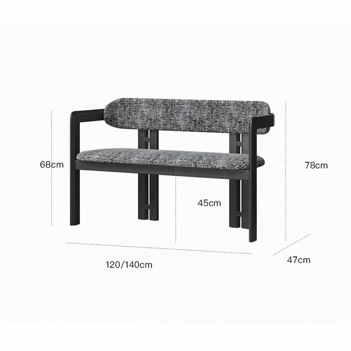 ALVANO Modern Solid Wood Bench