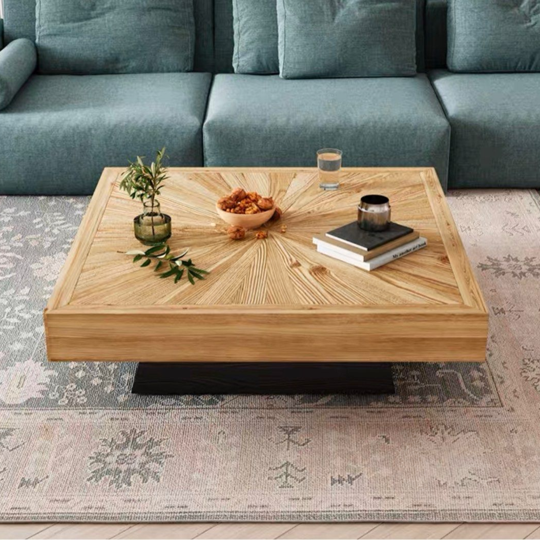 OREN Solid Pinewood Coffee Table